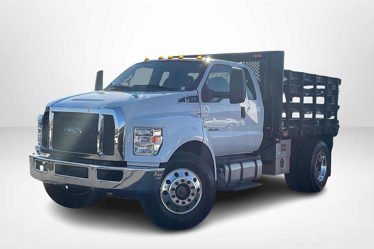 Used 2021 OXFORD WHITE Ford EXTENDED CAB CHASSIS-CAB image 3