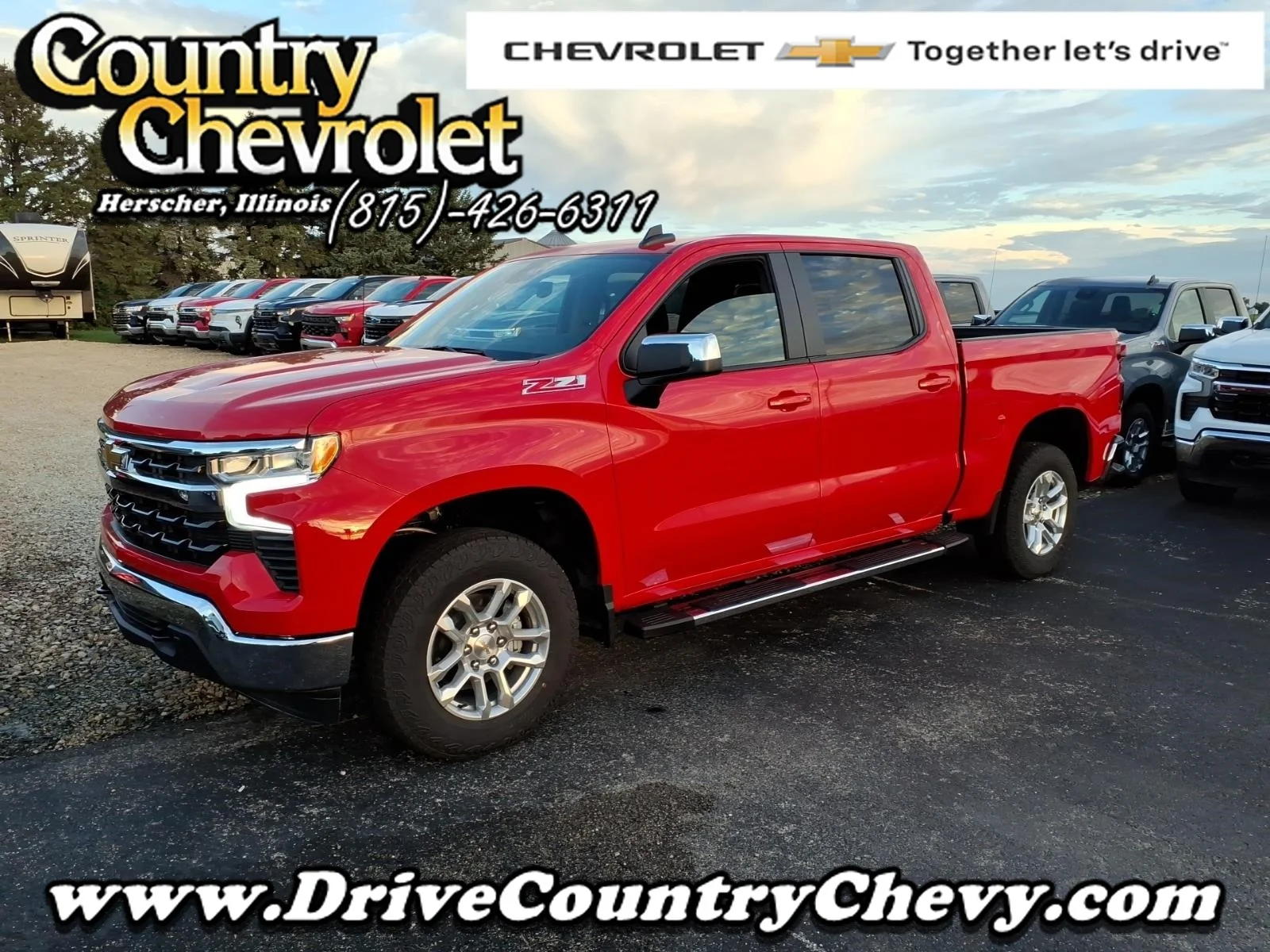 New 2026 Red Hot Chevrolet LT image 1