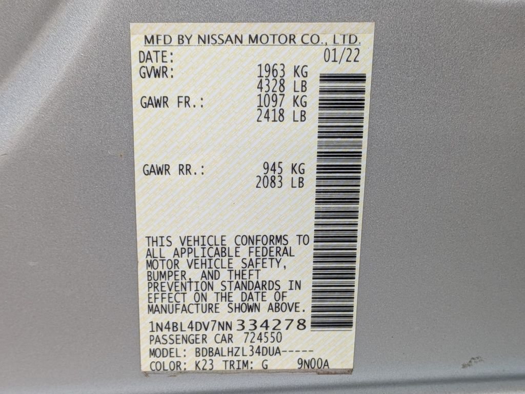 Used 2022 Silver Nissan 2.5 SV image 27