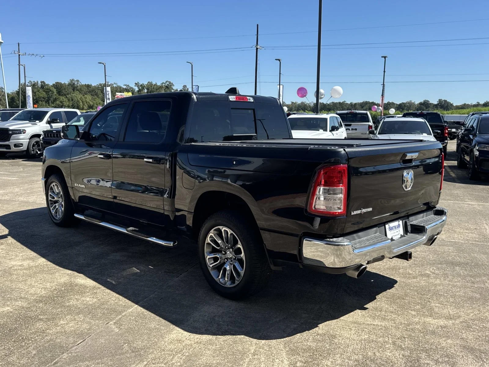 Used 2020 DIAMOND BLACK CRYSTAL PEARLCOAT Ram Lone Star image 5
