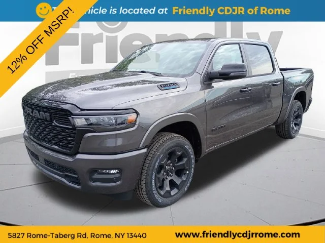 New 2026 Granite Crystal Metallic Clear-Coat Exterior Paint RAM Big Horn/Lone Star image 1