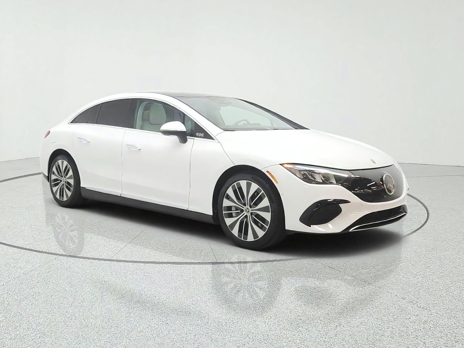 Certified Used 2024 Polar White Mercedes-Benz EQE 350+ Sedan image 3