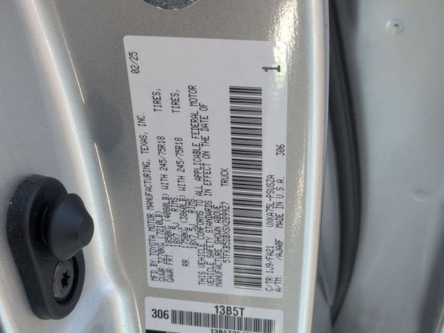 Used 2025 Celestial Silver Metallic Toyota SR image 24