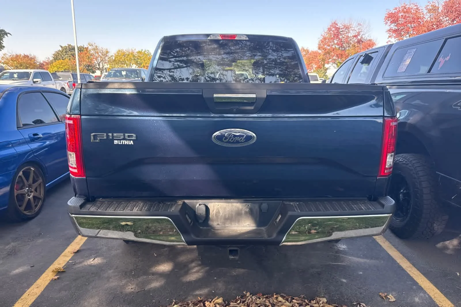 Used 2015 Blue Jeans Metallic Ford XLT image 5