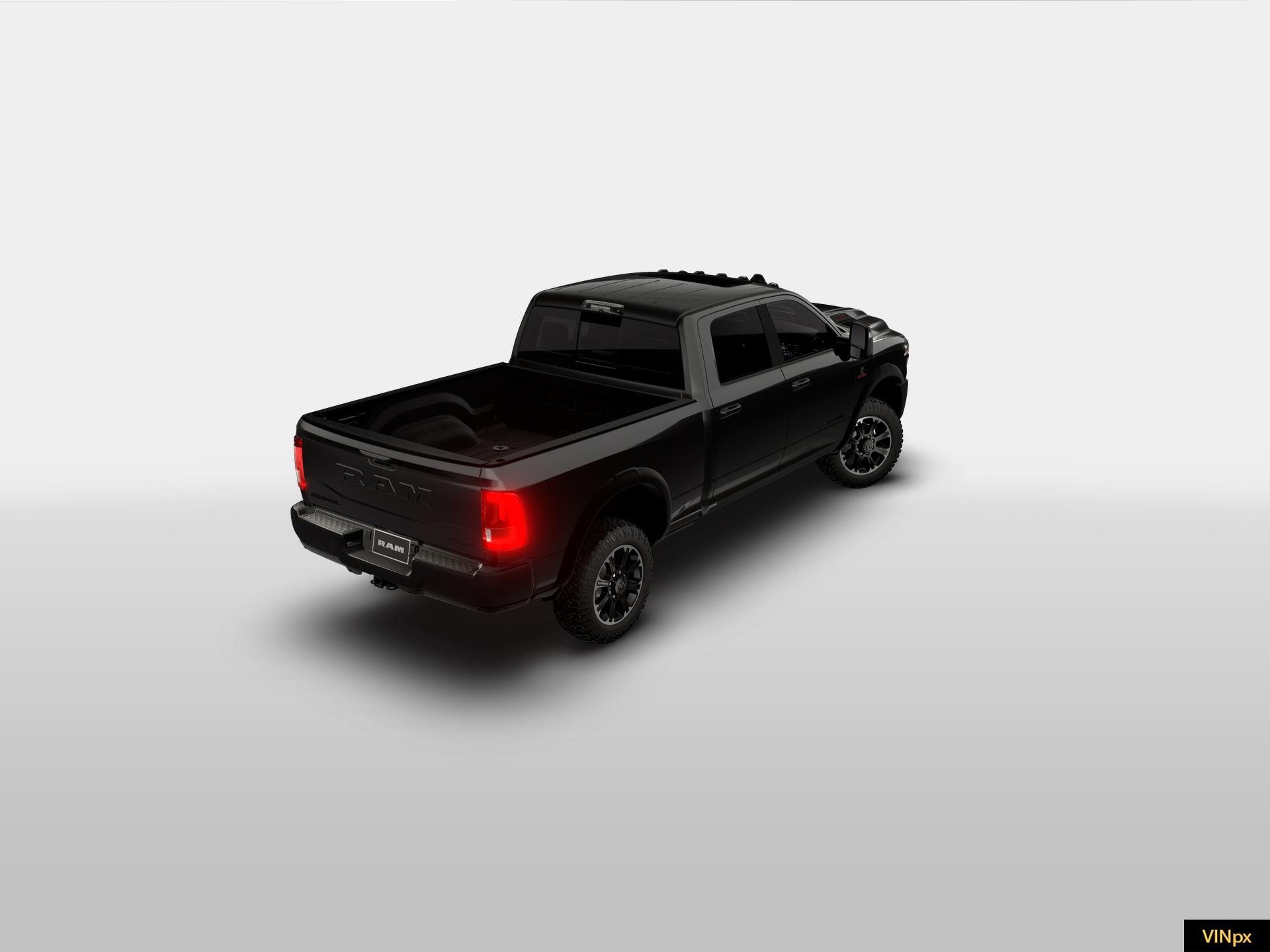 New 2026 Diamond Black Crystal Pearl-Coat Exterior Paint RAM REBEL image 5
