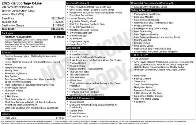 Used 2025 Green Kia X-Line image 2