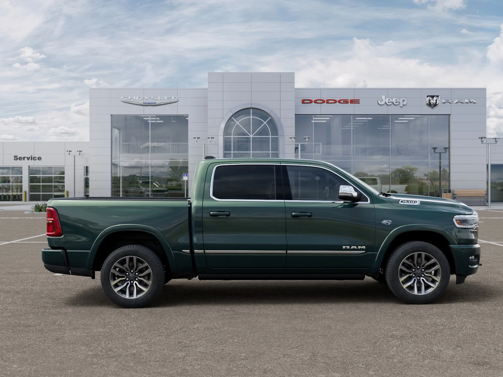 New 2026 Serrano-Green Metallic Exterior Paint RAM Limited image 49