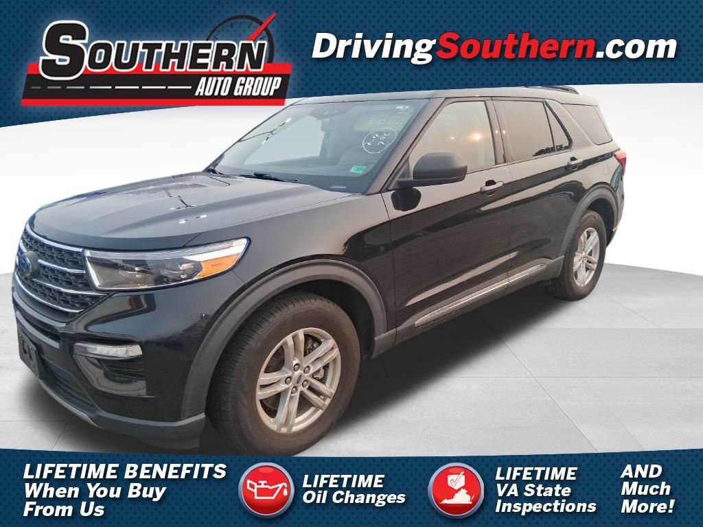 Used 2022 Black Ford XLT image 1