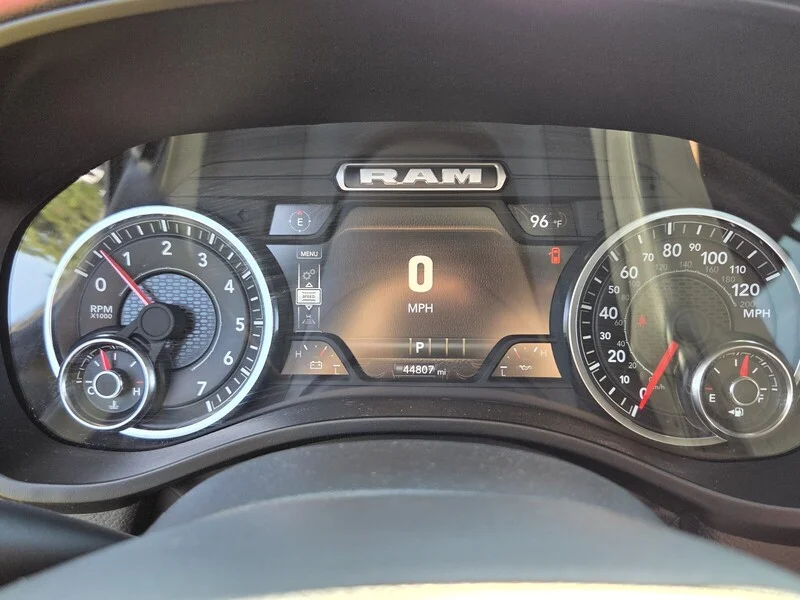 Used 2025 Diamond Black RAM BIG HORN image 29
