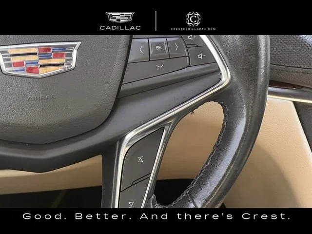 Used 2019 Crystal White Tricoat CADILLAC Luxury FWD image 13