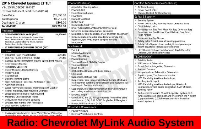 Used 2016 Beige Chevrolet LT image 12