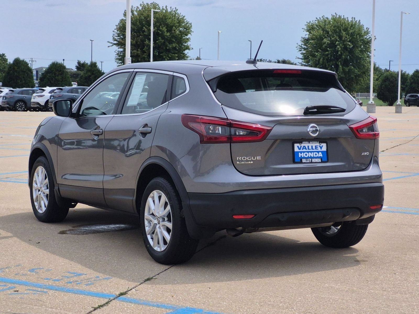 Used 2021 Gun Metallic Nissan S image 8