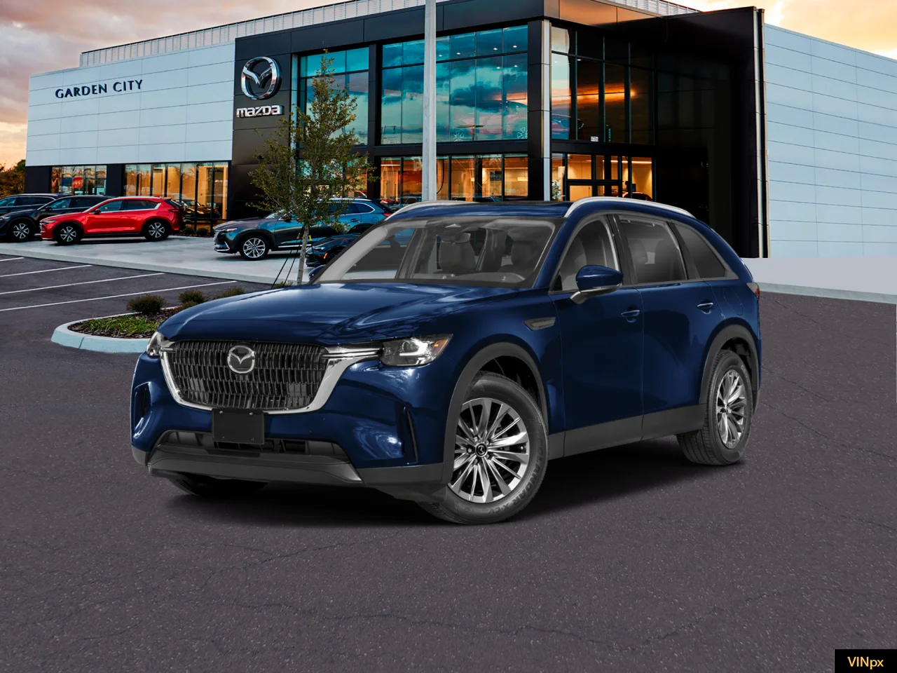New 2026 Deep Crystal Blue Mica Mazda 3.3 Turbo Preferred image 1
