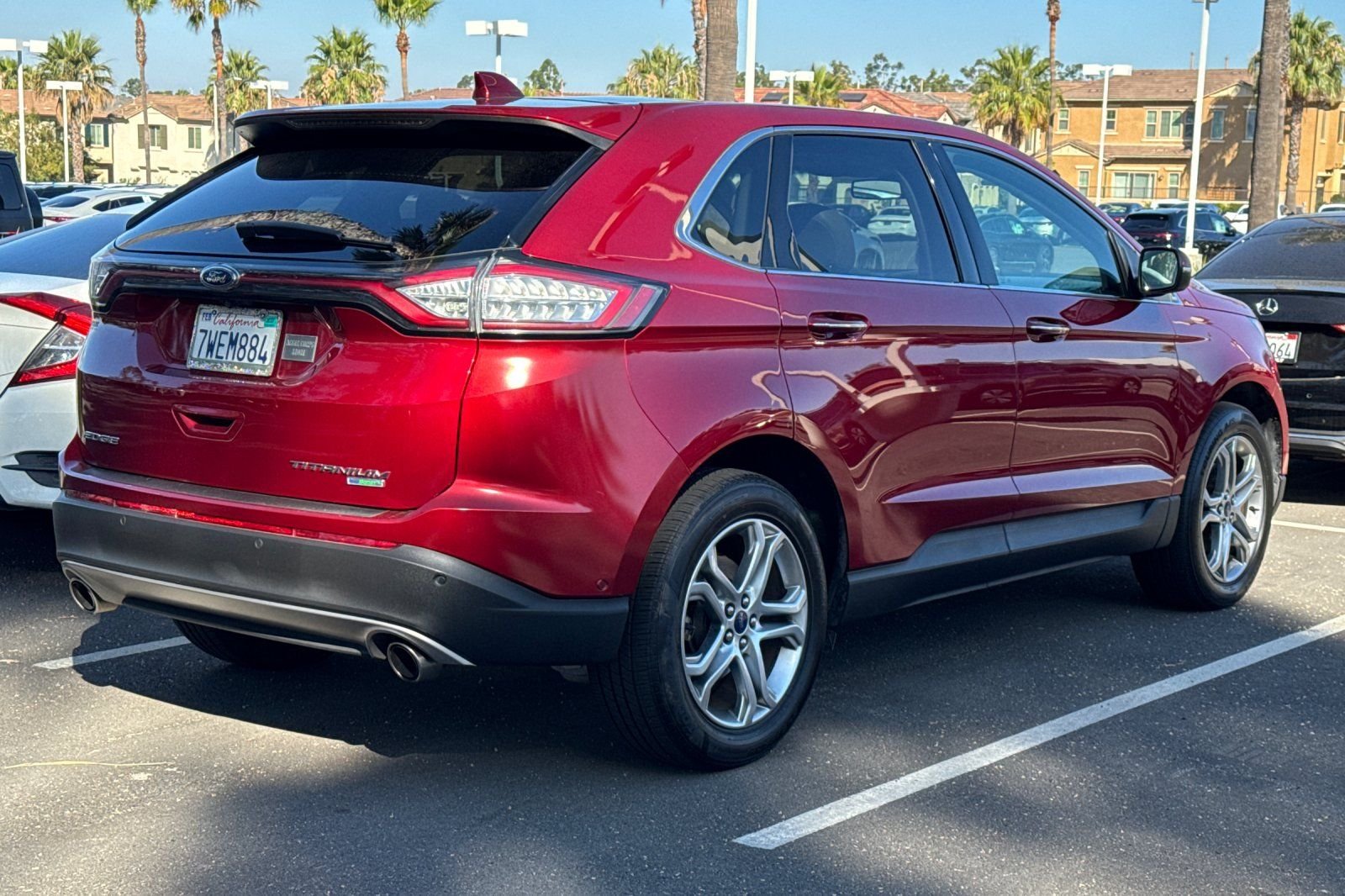 Used 2017 Red Ford Titanium image 5