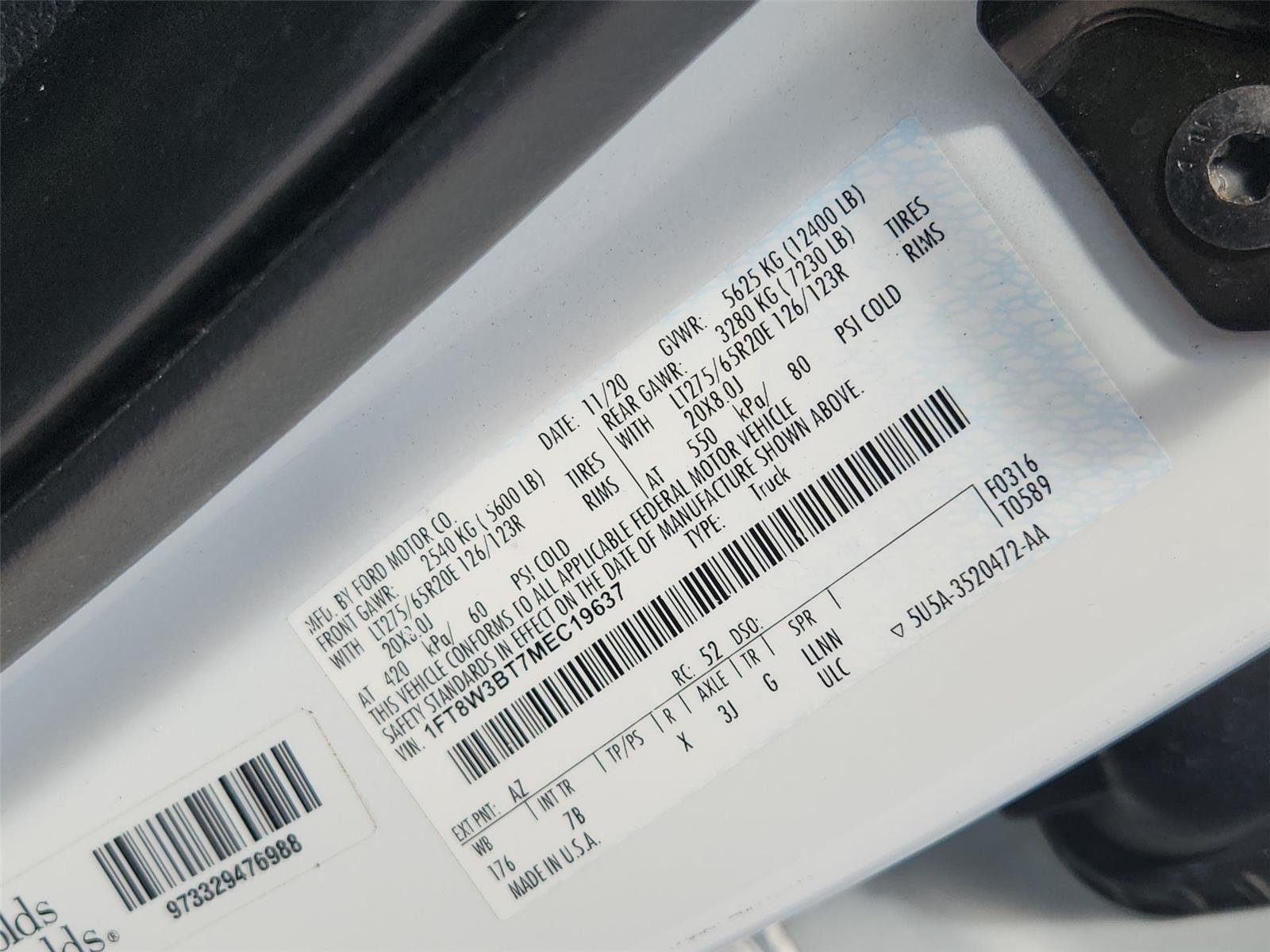 Used 2021 White Ford Platinum image 34