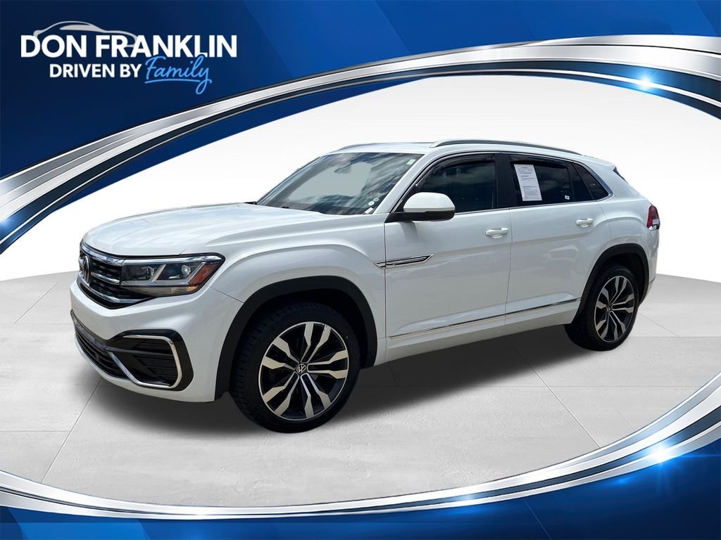 Used 2020 White Volkswagen 3.6L V6 SEL R-Line image 1