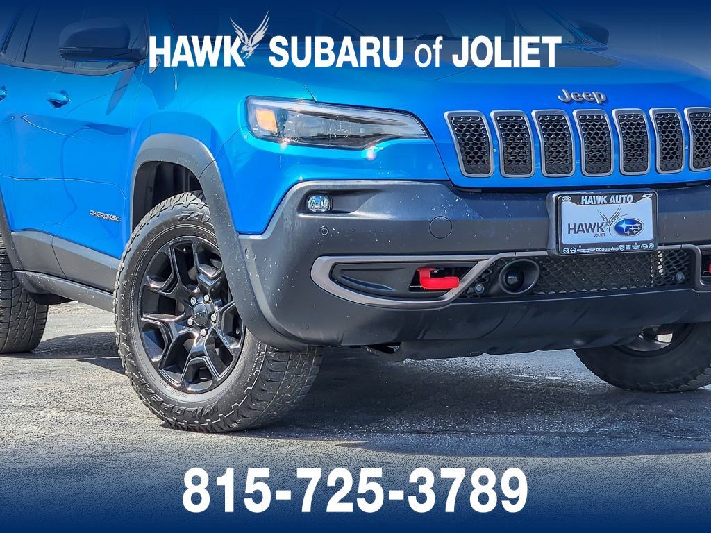 Used 2019 Jeep Cherokee Trailhawk Elite with VIN 1C4PJMBX9KD269008 for sale in St. Charles, IL