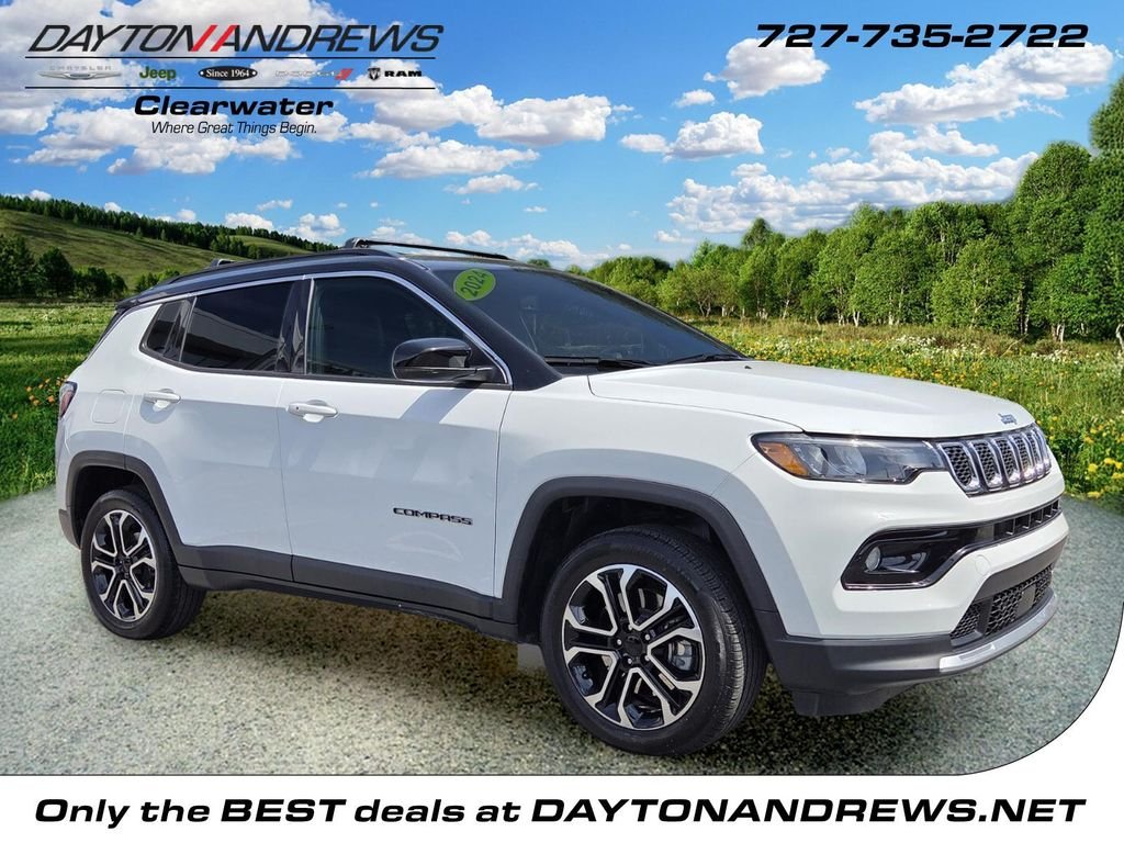Certified Used 2024 White Jeep Limited image 1