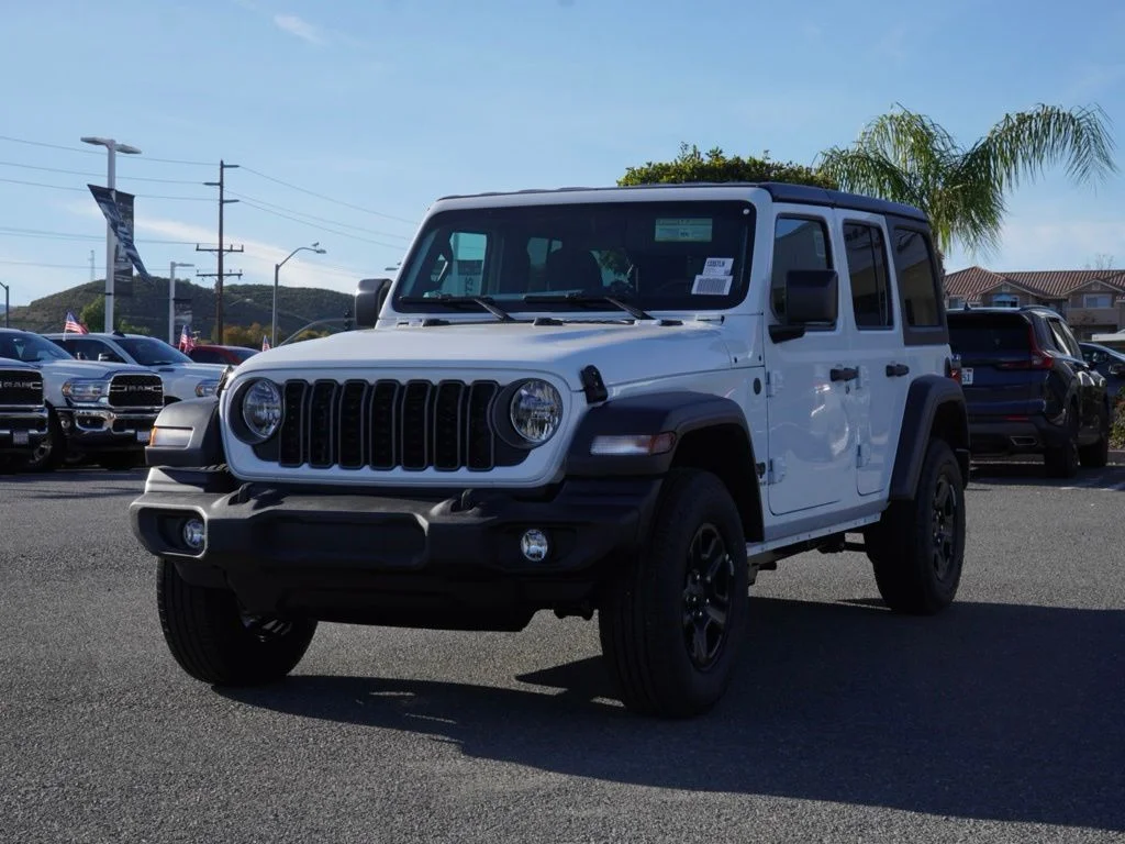 New 2026 Bright White Clearcoat Jeep Sport image 1