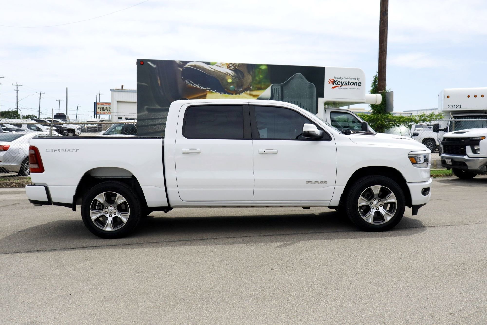 Used 2023 Bright White Clearcoat Ram Laramie image 4