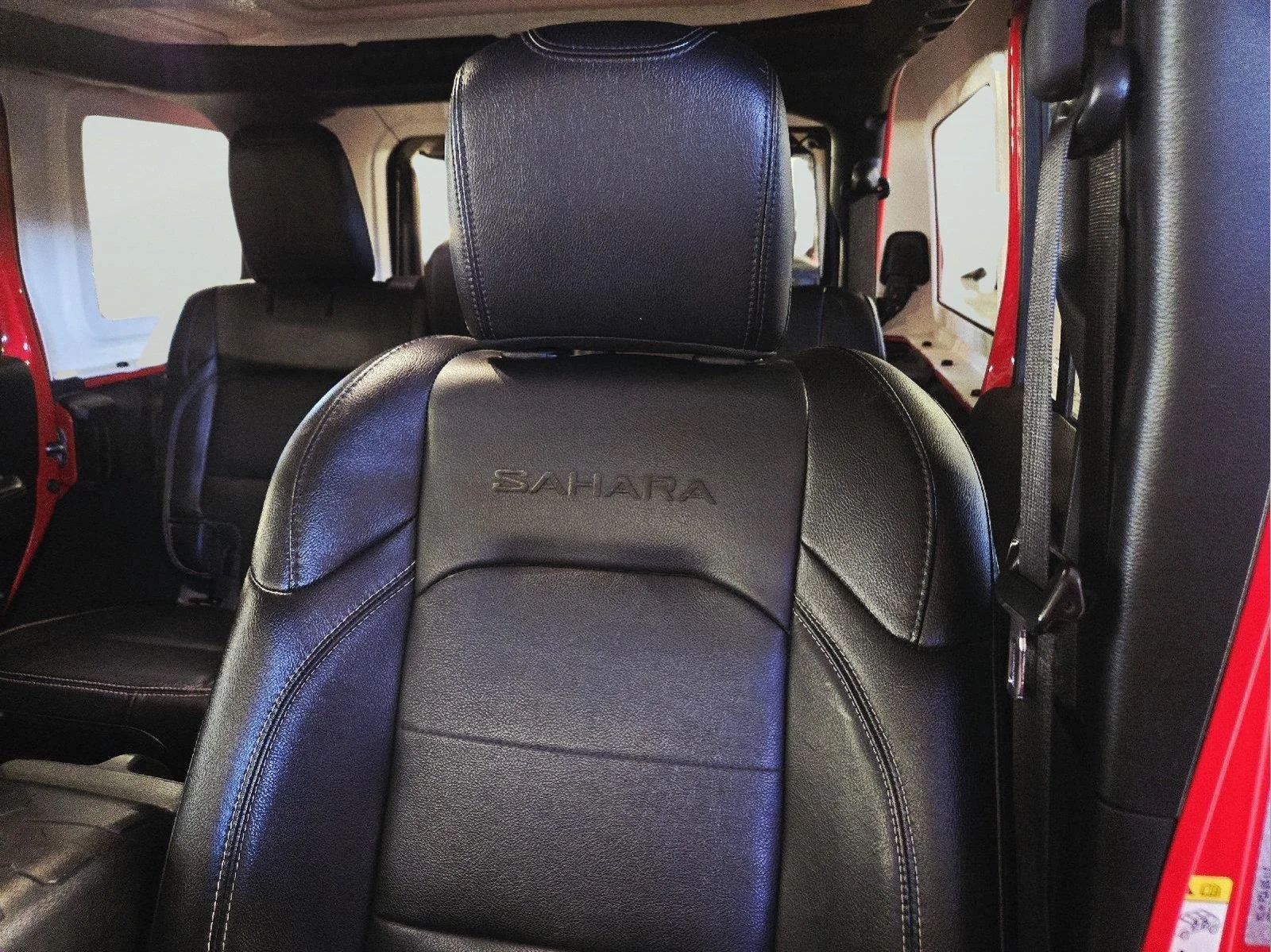 Used 2020 Firecracker Red Clearcoat Jeep Sahara image 36