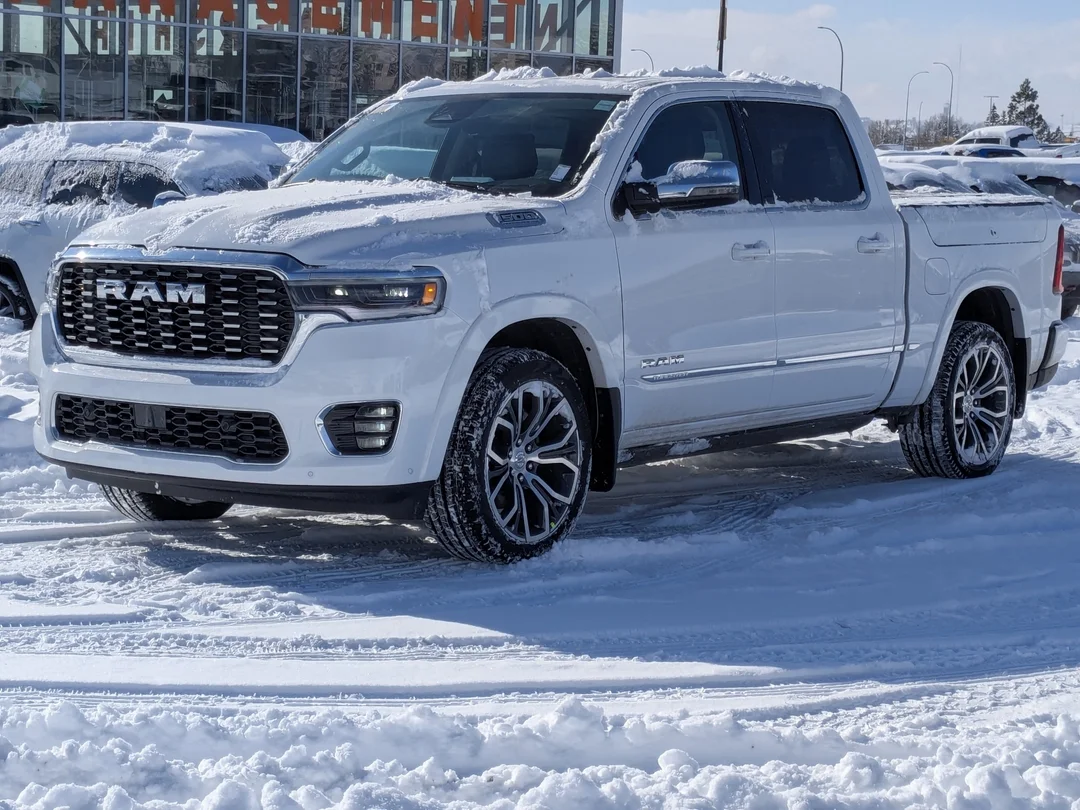 New 2026 White RAM Tungsten - - 4x4 - Hurricane HO Turbo - Multi-Function Tailgate - Prem Lthr & More! image 4
