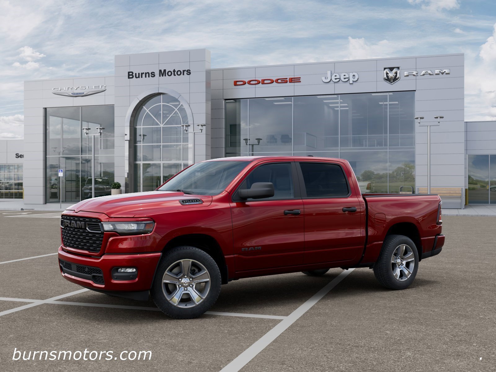 New 2026 Molten Red Pearl-Coat Exterior Paint RAM Express image 2