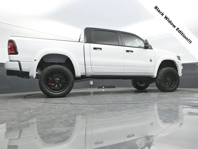 New 2026 Bright White Clear-Coat Exterior Paint RAM BLACK WIDOW EDITION image 45