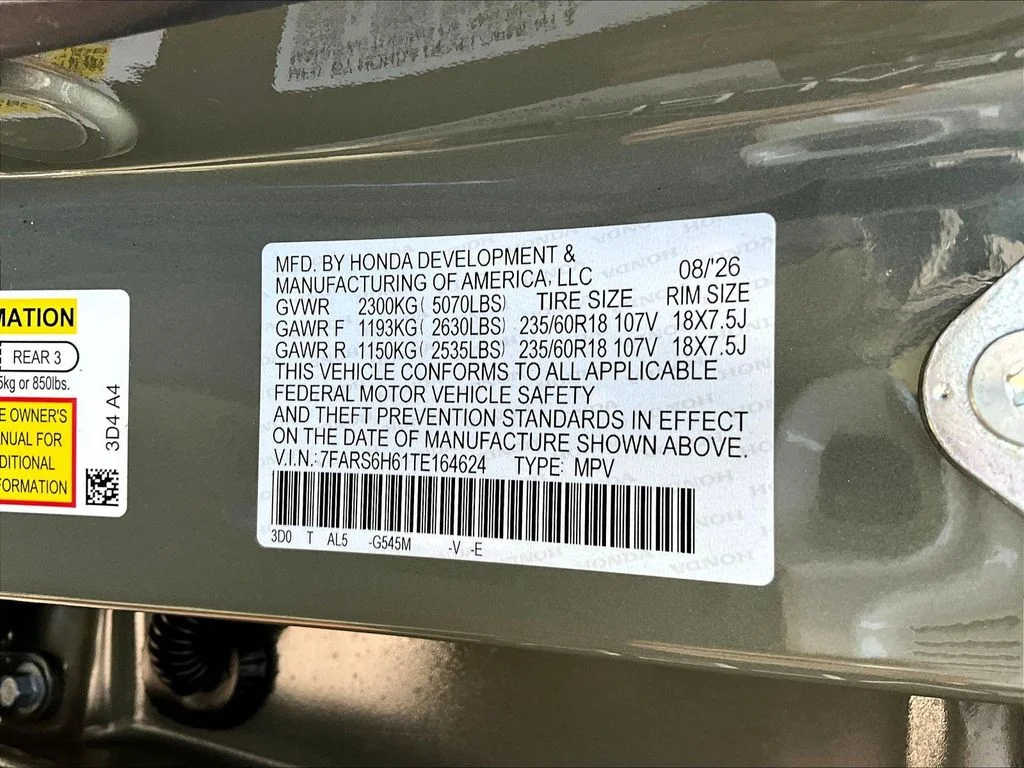 New 2026 Ash Green Metallic Honda AWD TrailSport Hybrid image 32