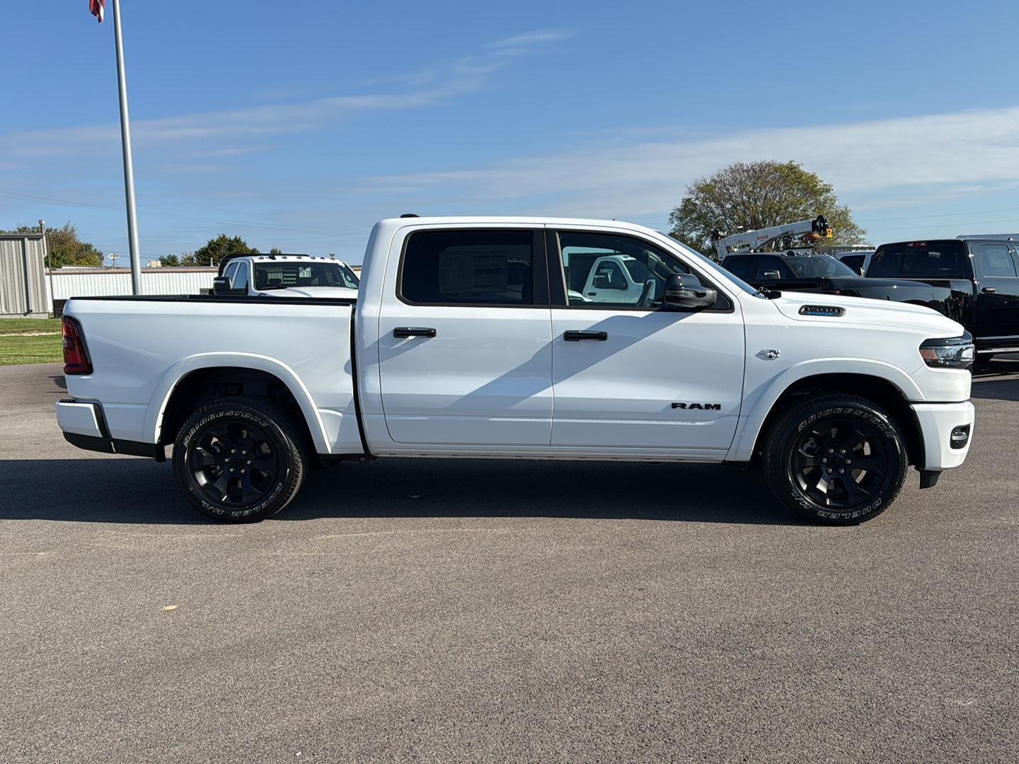 New 2026 Bright White Clear-Coat Exterior Paint RAM Big Horn image 4