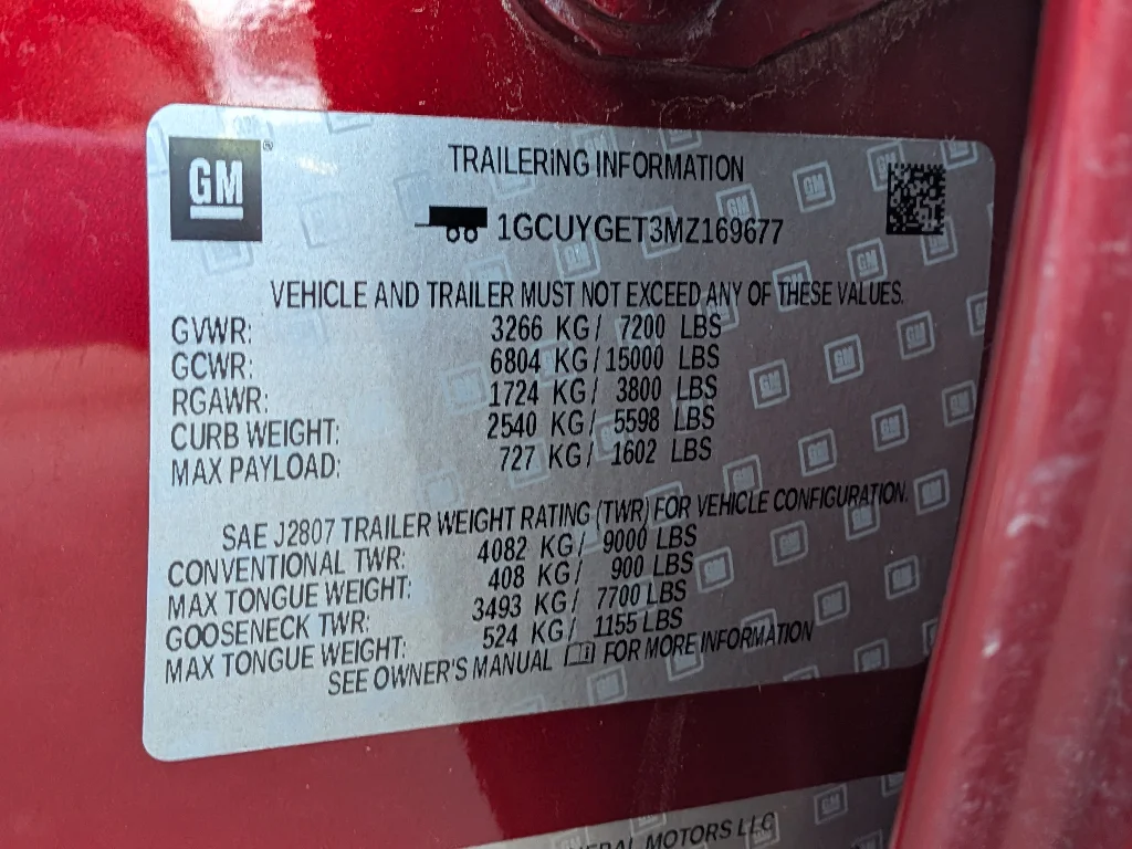 Used 2021 Cherry Red Tintcoat Chevrolet LTZ image 28