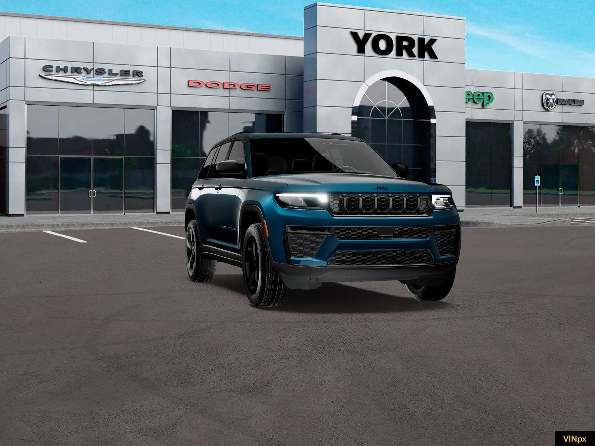 New 2027 Fathom Blue Pearl-Coat Paint Jeep Limited image 16