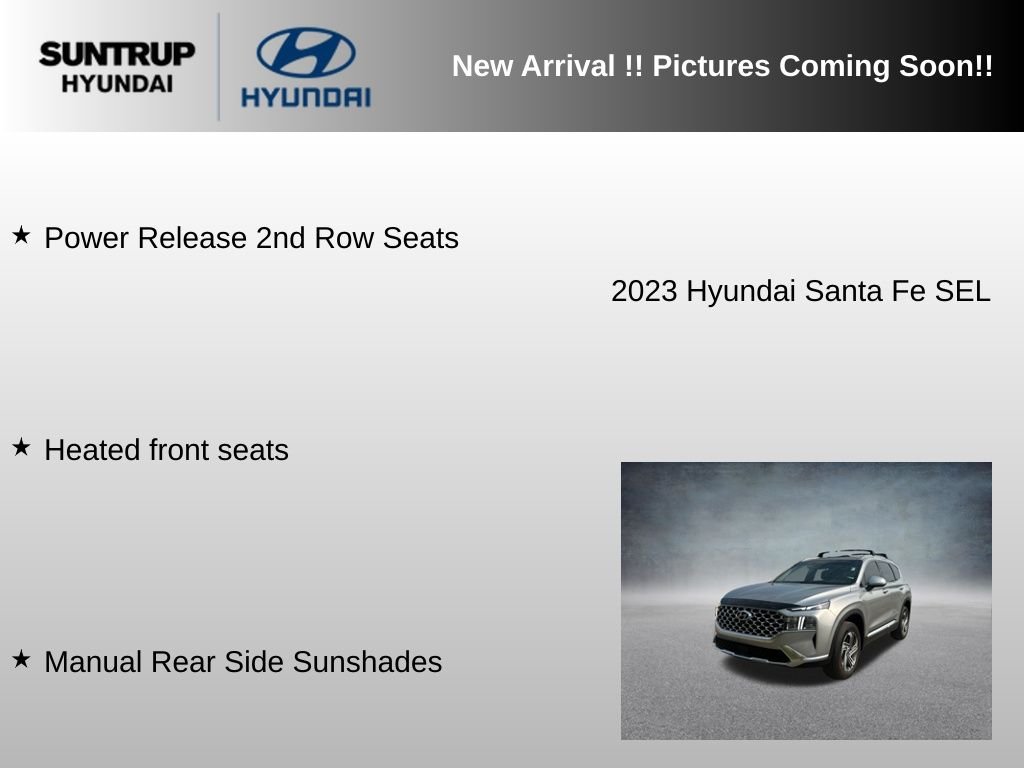 Used 2023 Shimmering Silver Pearl Hyundai SEL image 23