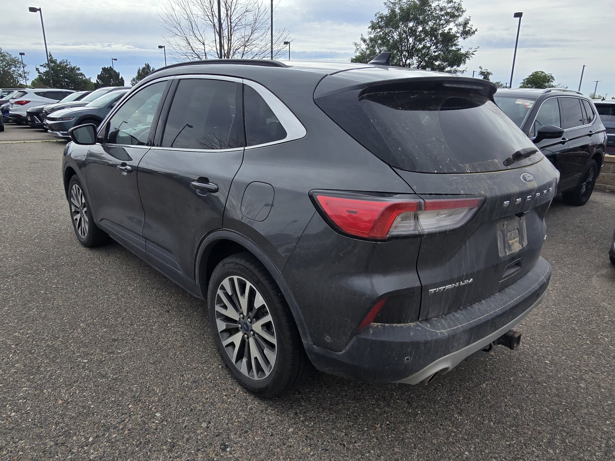 Used 2020 Magnetic Metallic Ford Titanium image 3