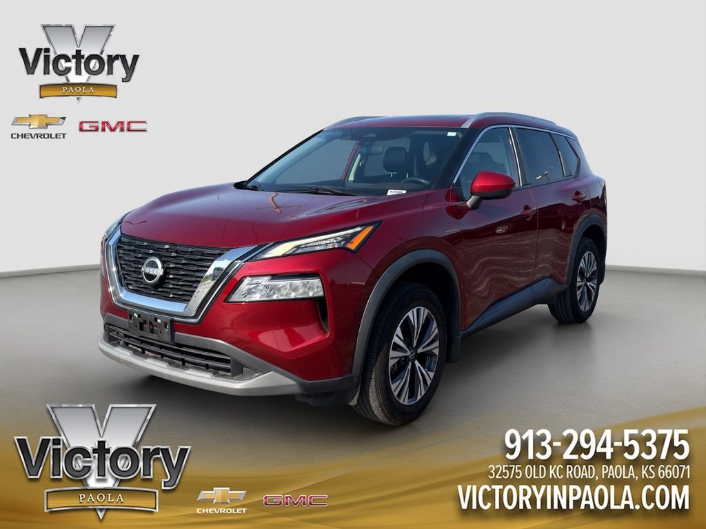 Used 2022 Red Nissan SV FWD image 1