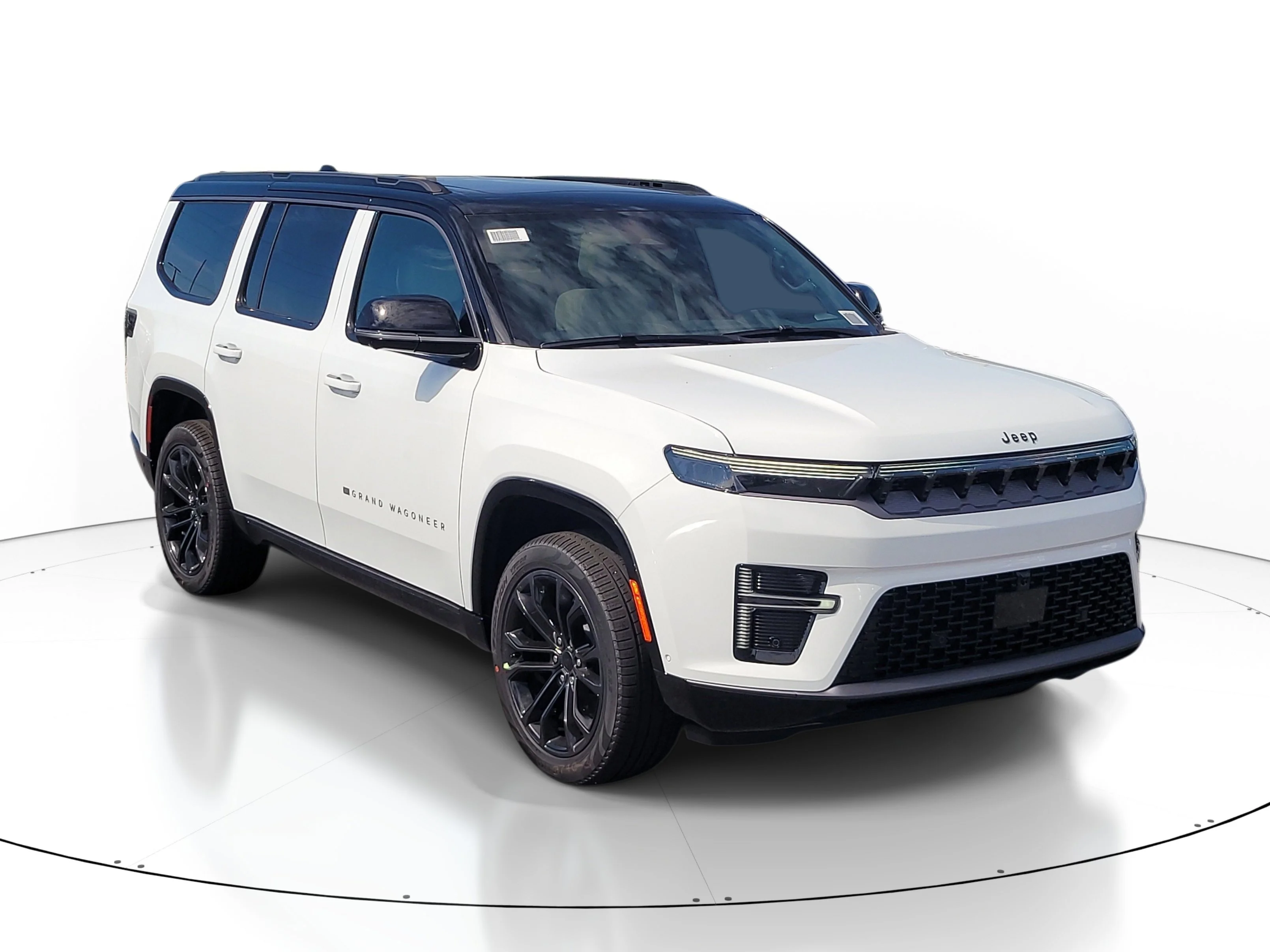 New 2026 Bright White Clearcoat Jeep Summit Obsidian image 1