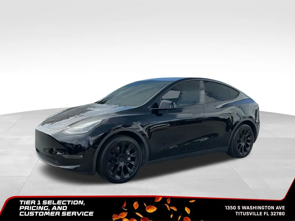 Used 2021 Tesla Model Y Long Range with VIN 5YJYGDEE0MF120298 for sale in St. Cloud, FL