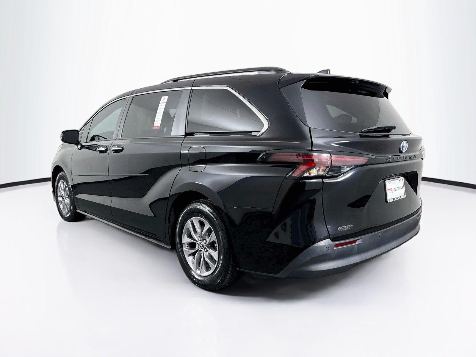 Certified Used 2024 Midnight Black Metallic Toyota XLE 8-Passenger image 12