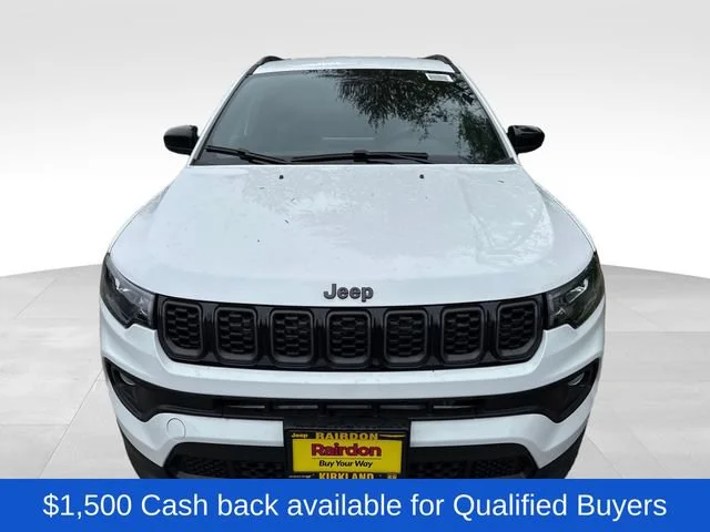 New 2026 Bright White Clear-Coat Exterior Paint Jeep Latitude image 2