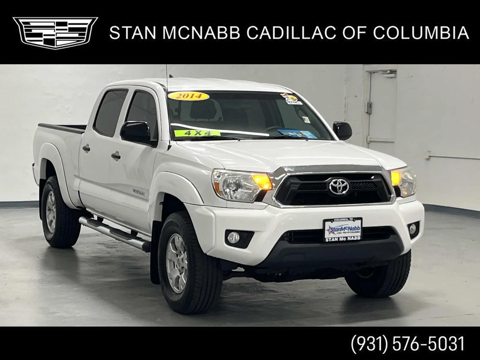 Used 2014 Super White Toyota Double Cab SR5 4.0L V6 4x4 image 1