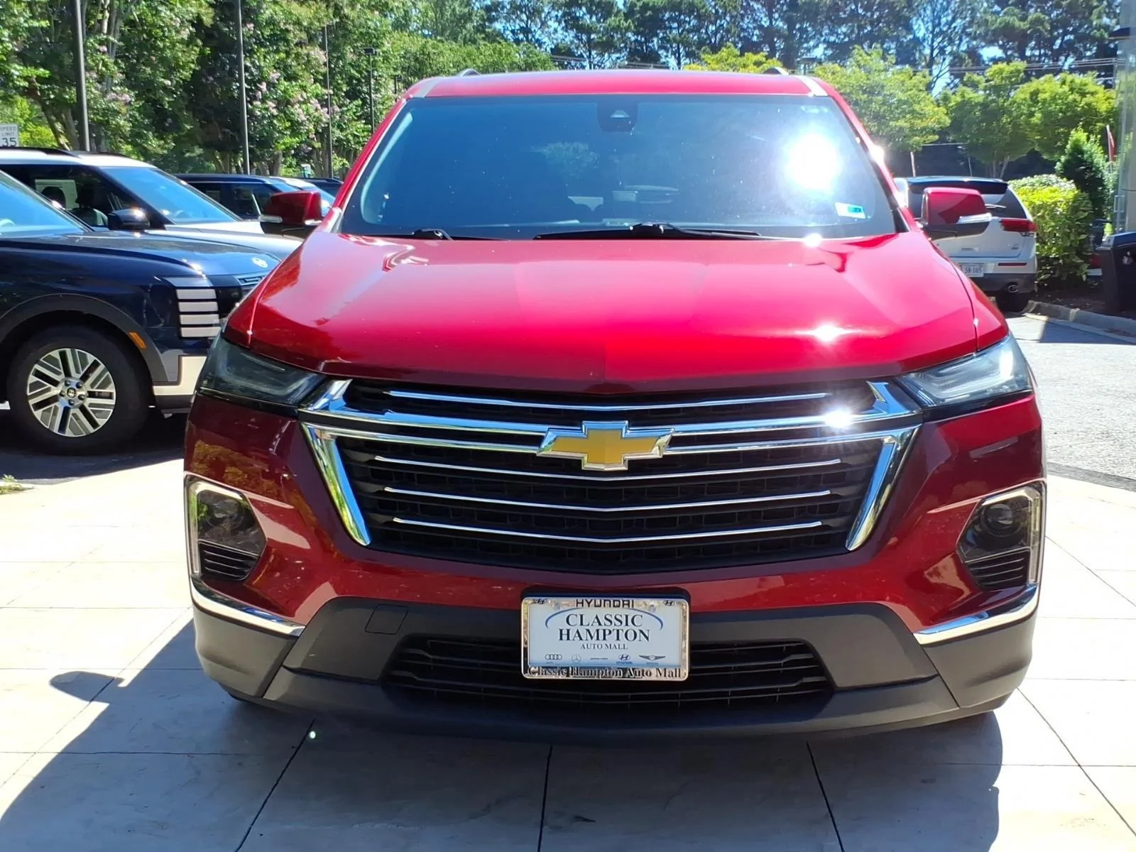 Used 2023 Radiant Red Tintcoat Chevrolet LT Cloth image 2