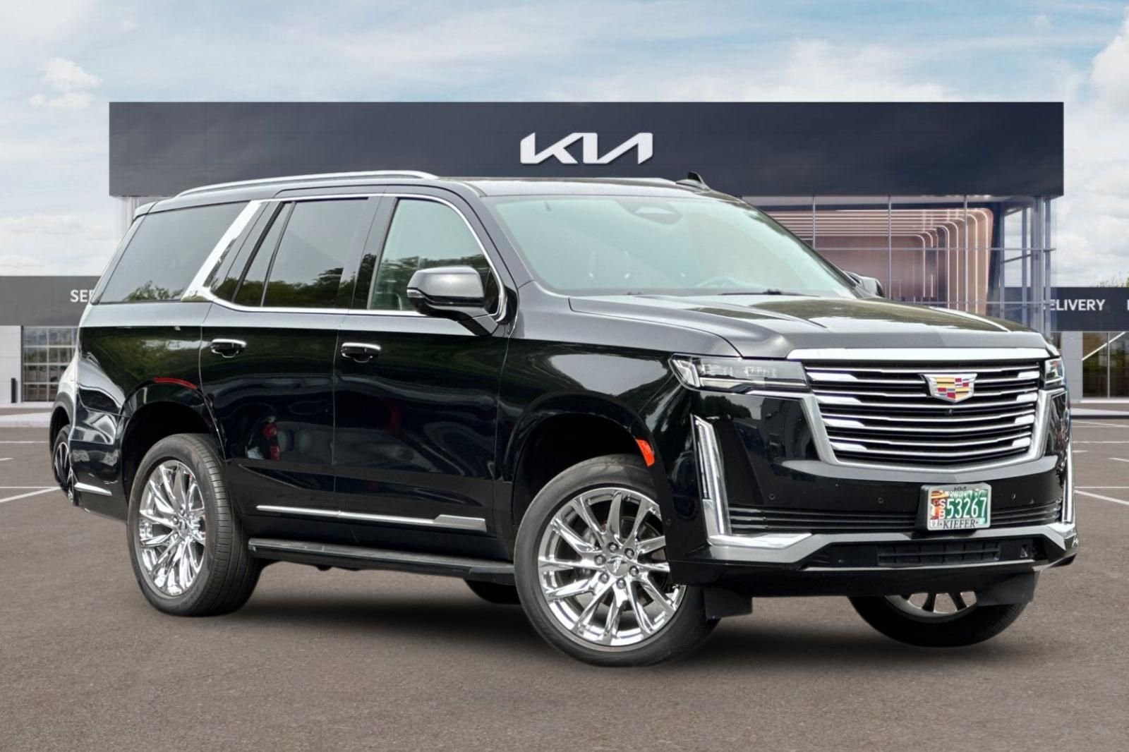 Used 2023 Black Cadillac Premium Luxury Platinum image 2