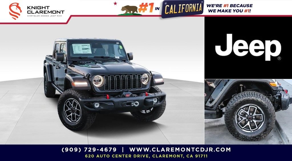 New 2026 Black Clearcoat Jeep Rubicon X image 1