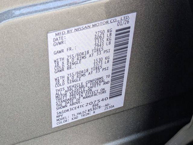 New 2026 Gun Metallic Nissan SL image 30