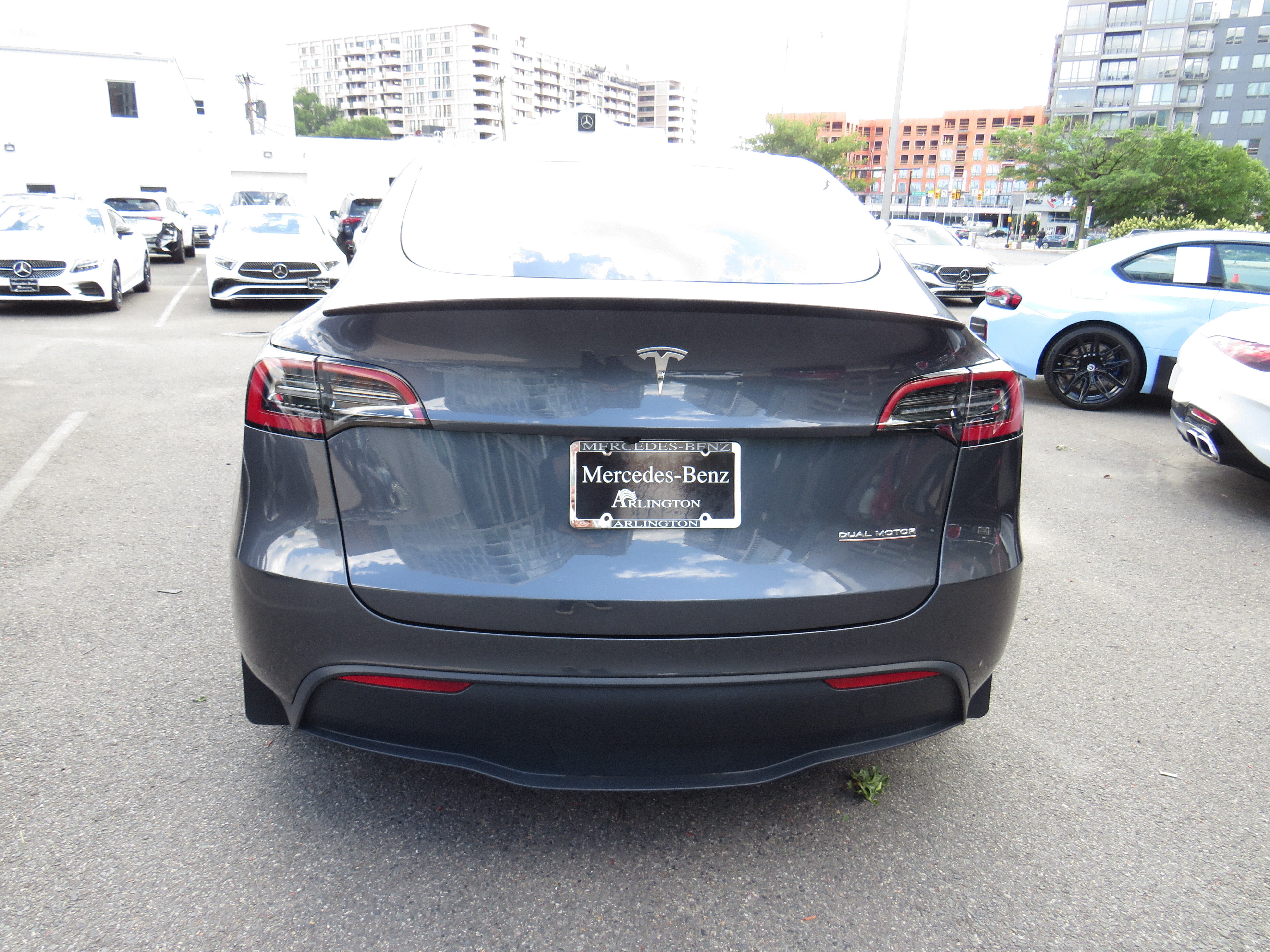 Used 2023 Midnight Silver Metallic Tesla Performance image 3