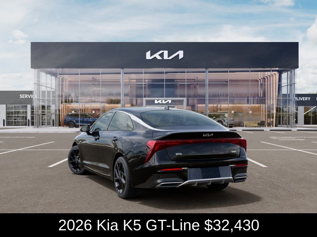 New 2026 Aurora Black Pearl Kia GT-Line FWD image 5