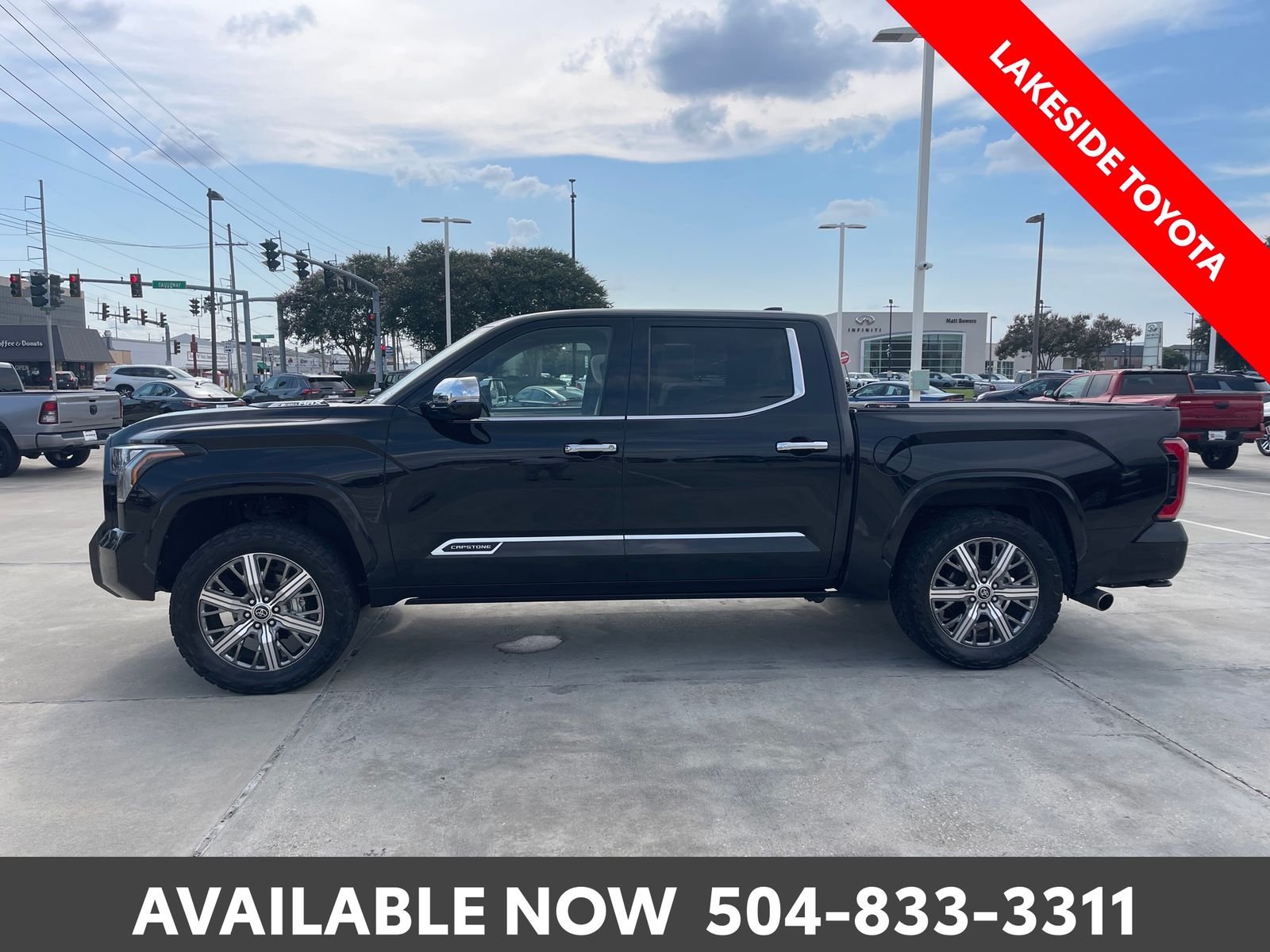 Used 2023 Black Toyota Capstone image 2