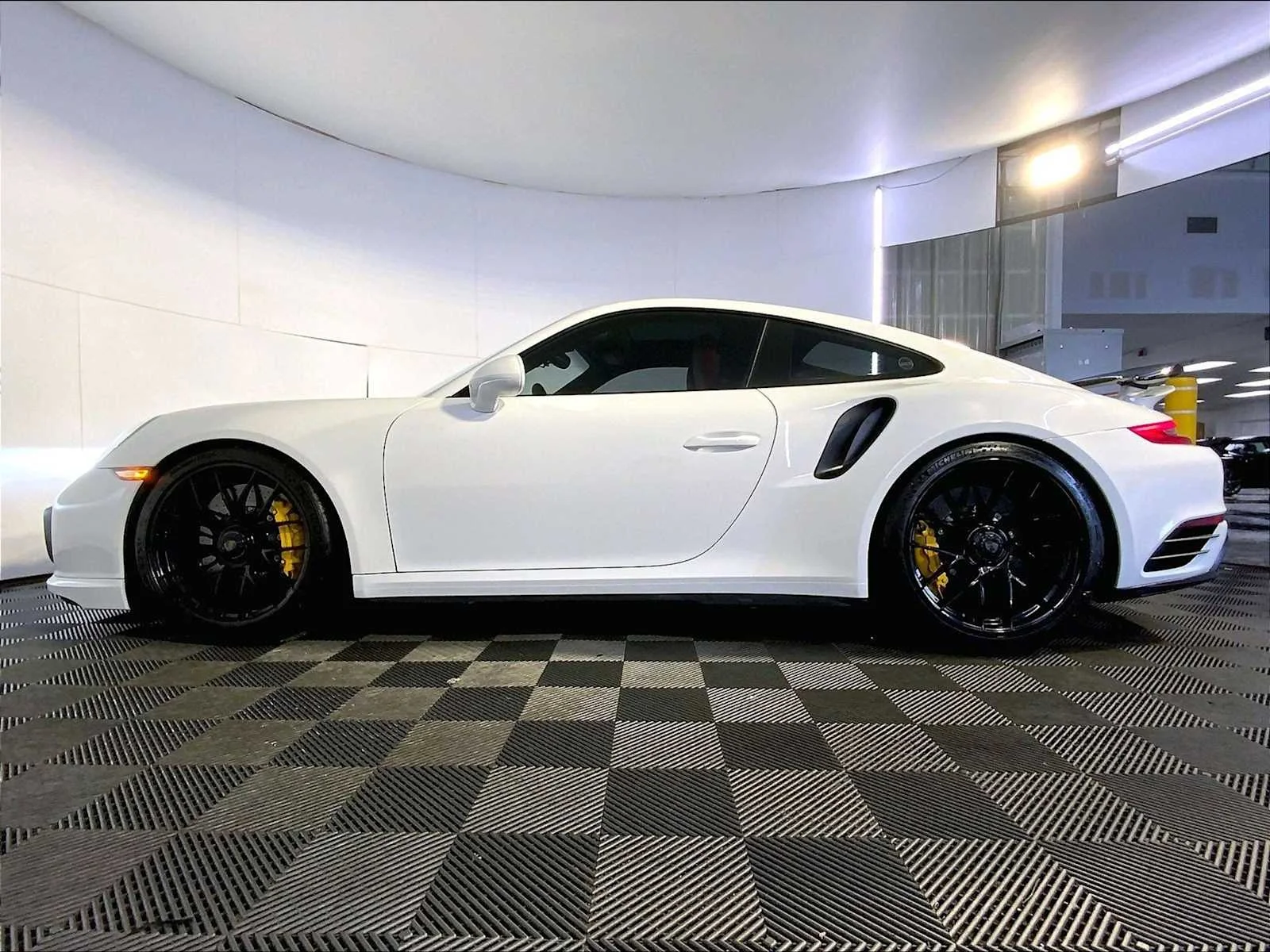 Certified Used 2017 Carrara White Metallic Porsche Turbo S image 2