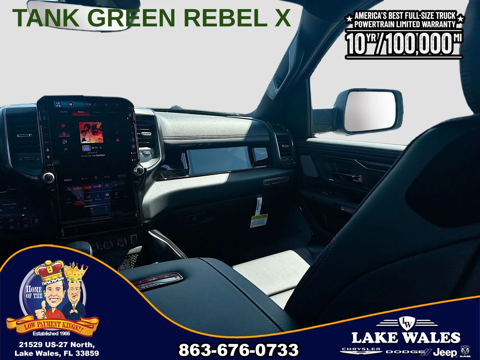 New 2026 Tank Exterior Paint RAM REBEL image 24