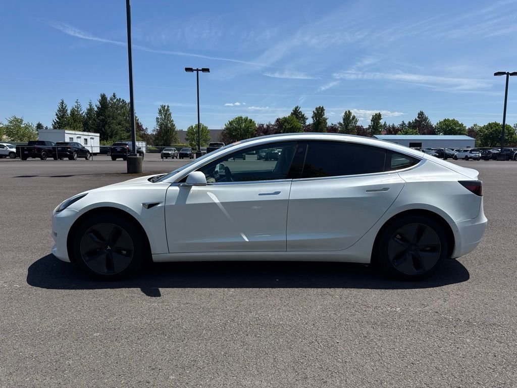 Used 2020 Pearl White Multi-Coat Tesla Standard Range Plus image 3